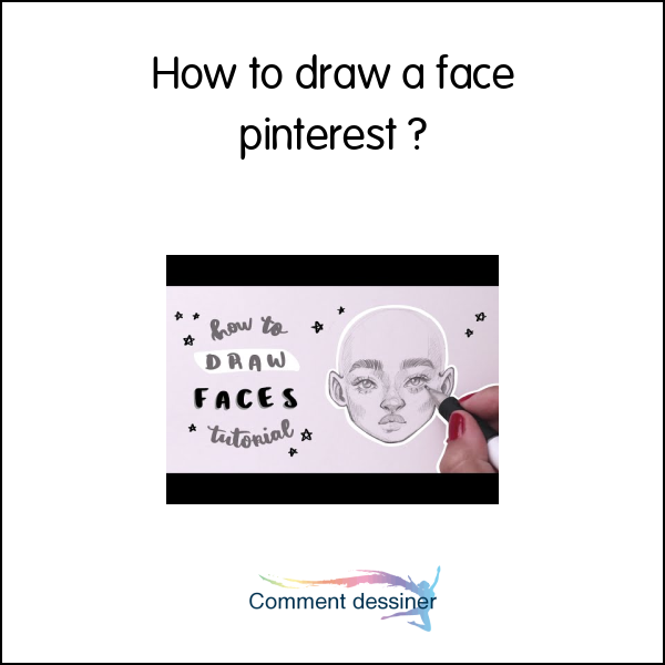 How to draw a face pinterest